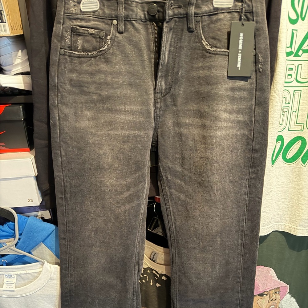 Homme Femme Black wide leg jeans NWT